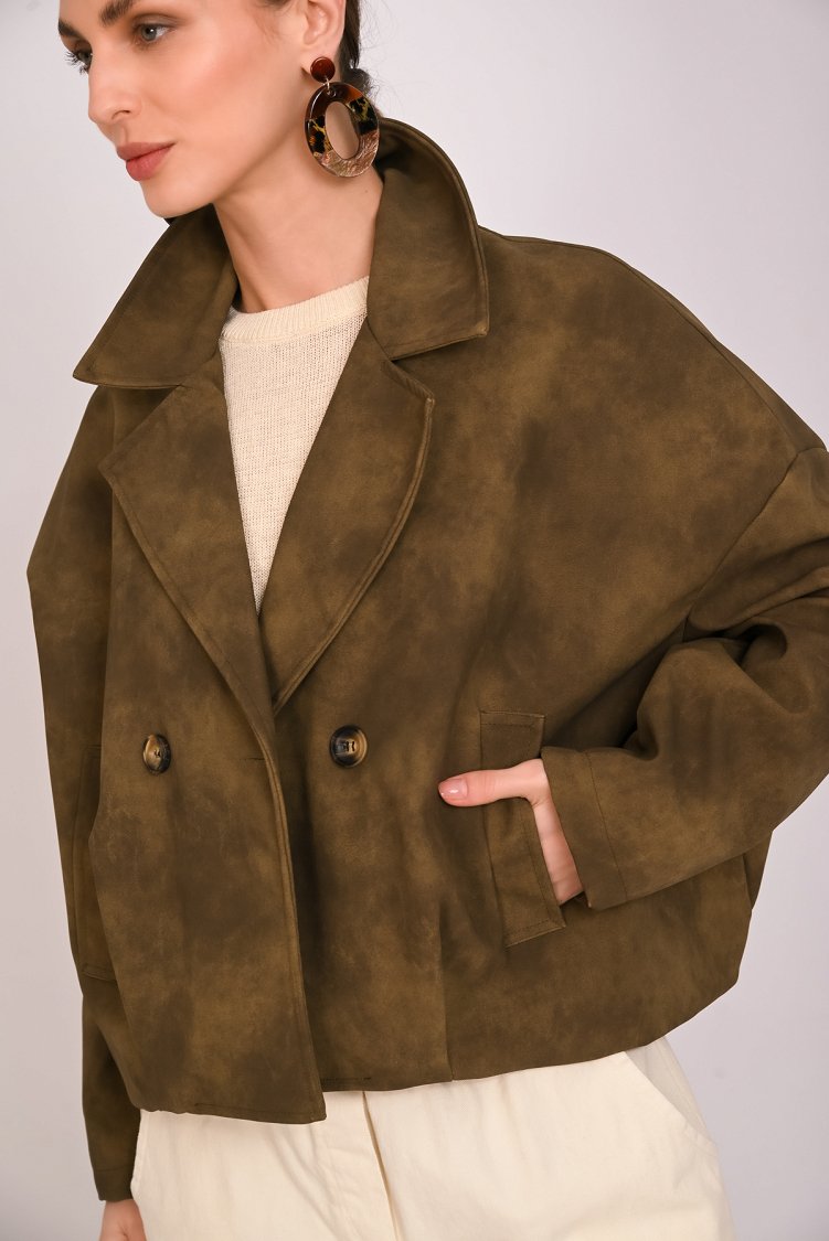 Jacket τύπου σουέτ