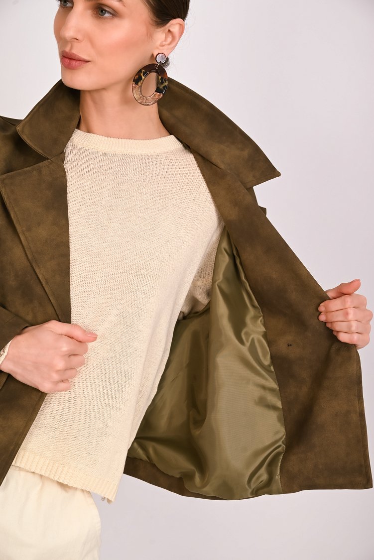 Jacket τύπου σουέτ
