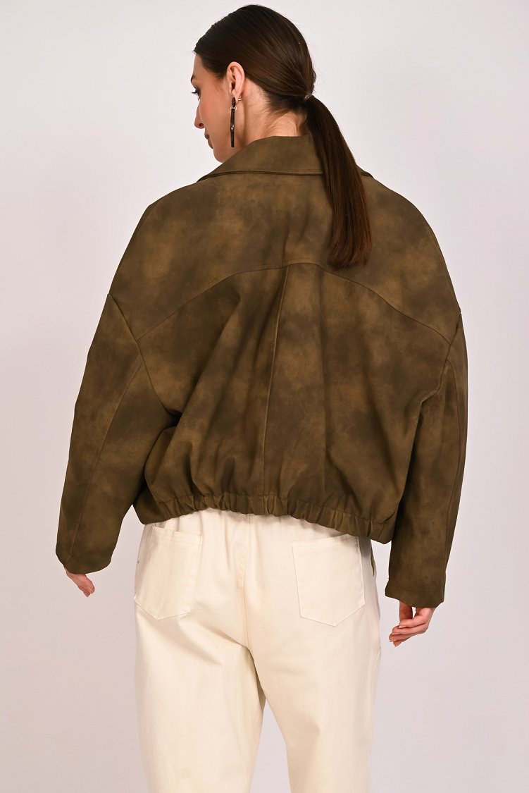 Jacket τύπου σουέτ