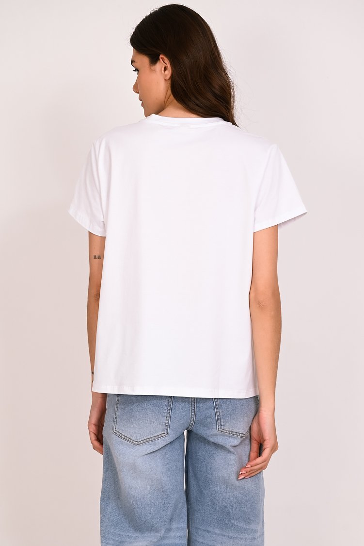 T-shirt στάμπα σκύλος
