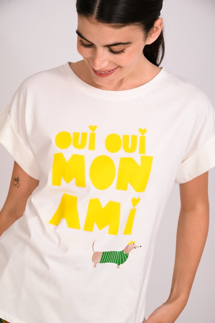 T-shirt oui mon ami