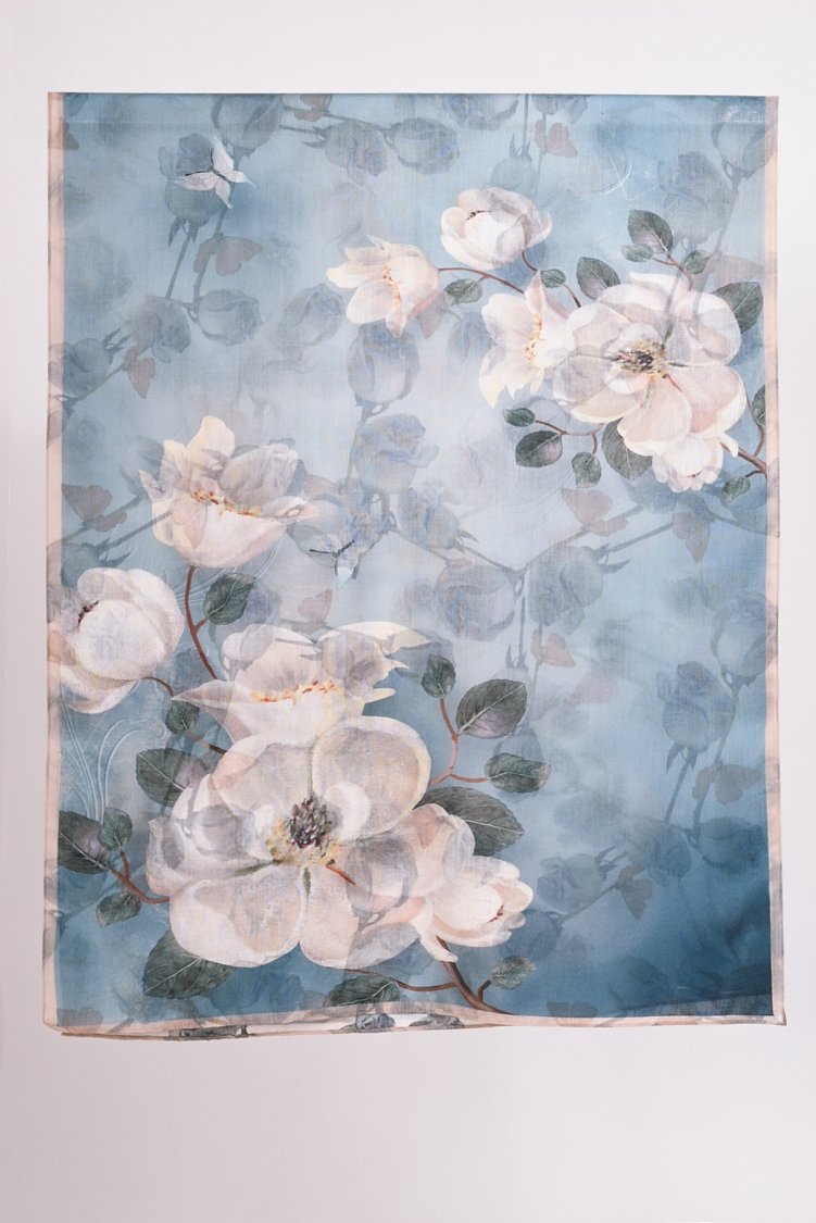 Εσάρπα διπλής όψεως floral