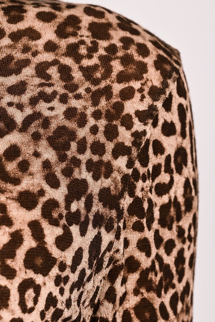 Μπλούζα cashmere λεοπάρ
