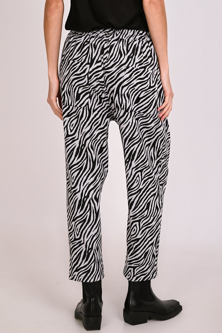Παντελόνι animal print με λάστιχο