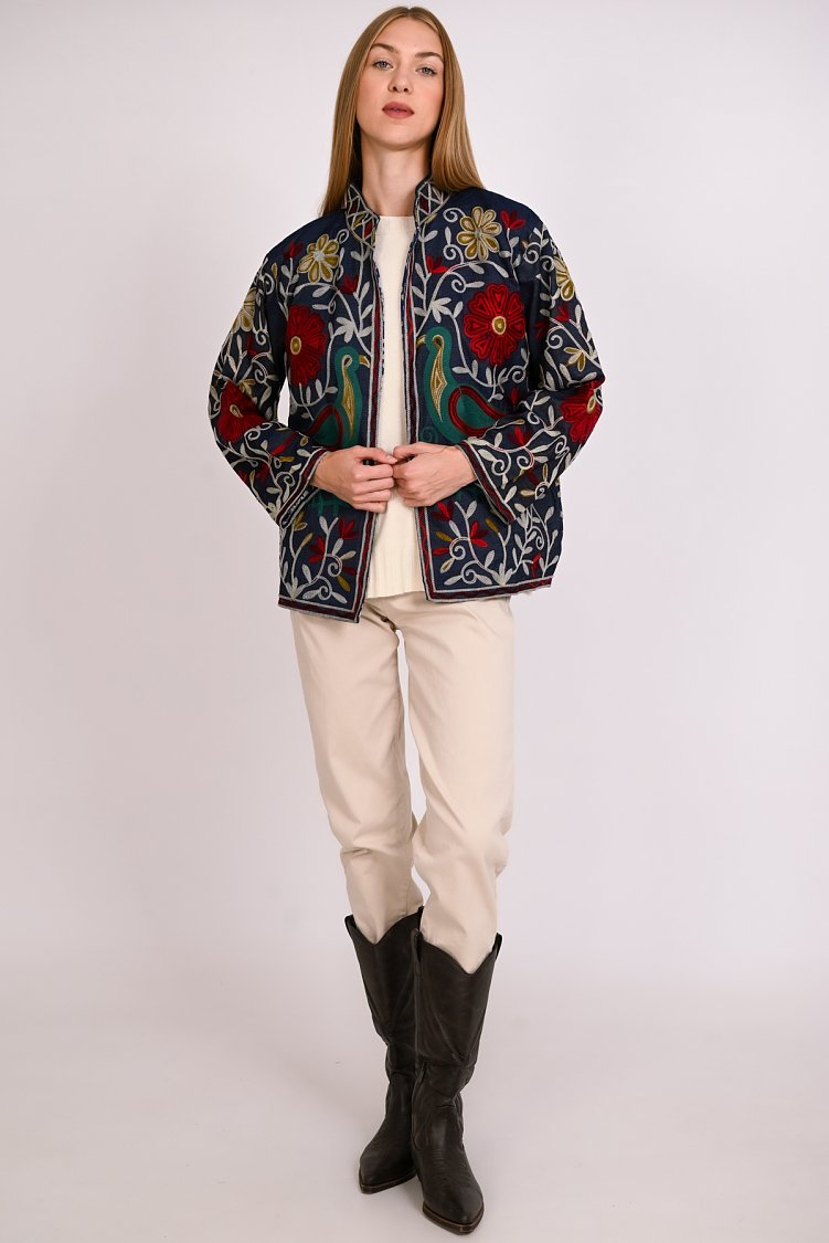 Suzani denim jacket
