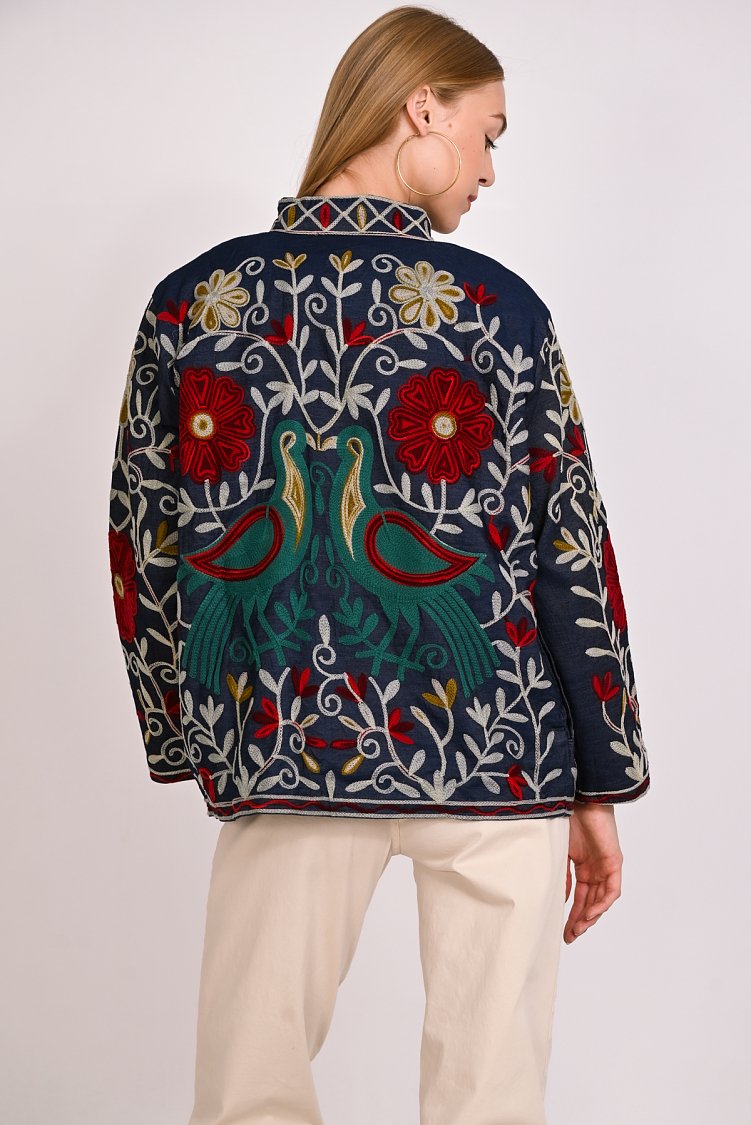 Suzani denim jacket