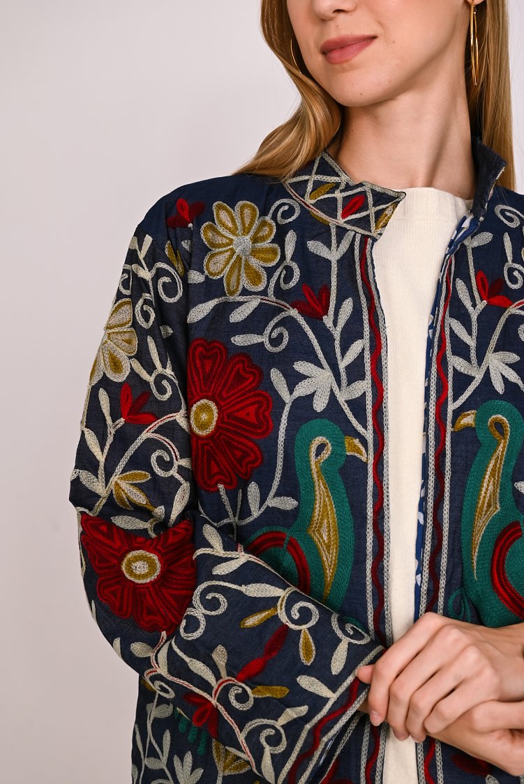 Suzani denim jacket
