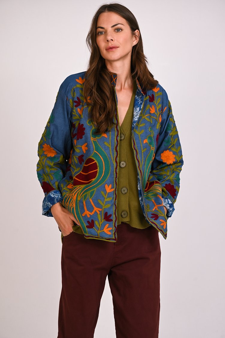 Suzani denim jacket