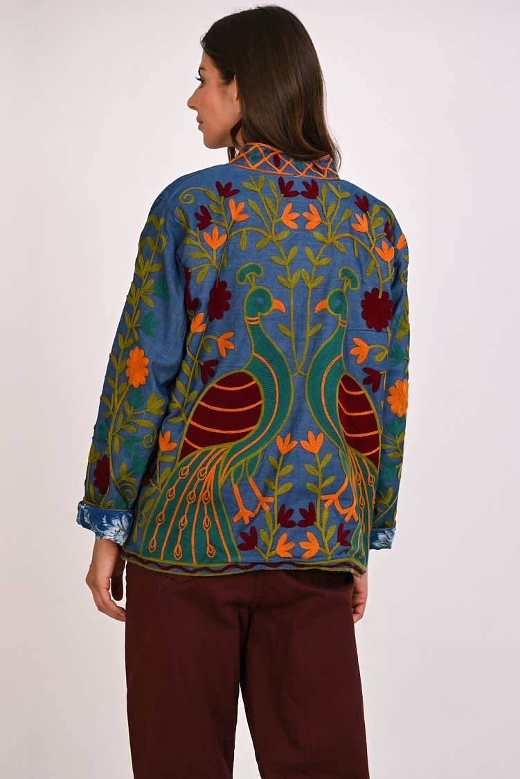 Suzani denim jacket