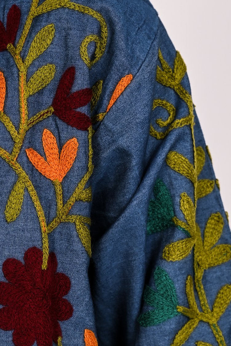 Suzani denim jacket