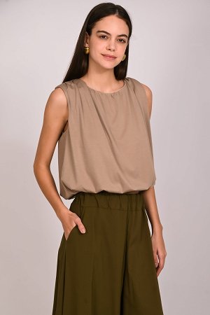 Μπλούζα αμάνικη crop