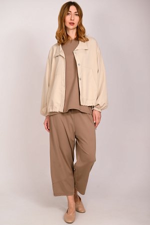 Ζακέτα oversized με κορδόνια