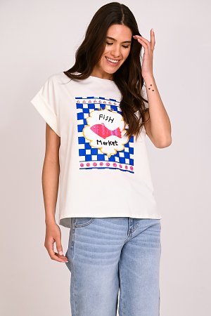 T-shirt fish market