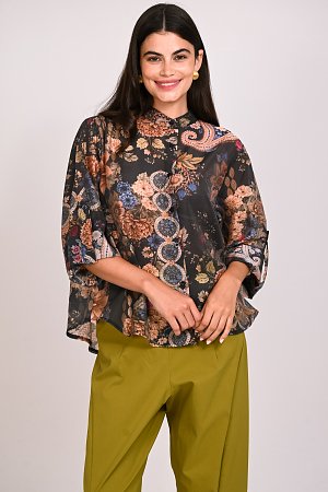 Πουκάμισο tencel floral