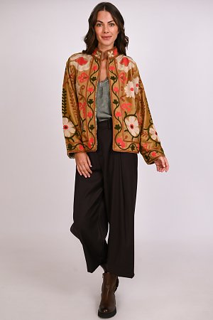 Suzani velvet jacket