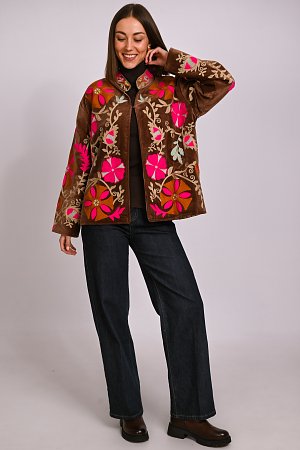 Suzani velvet jacket