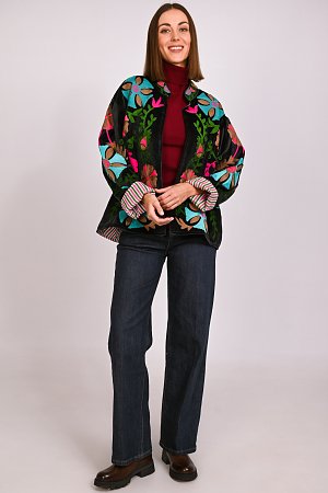 Suzani velvet jacket
