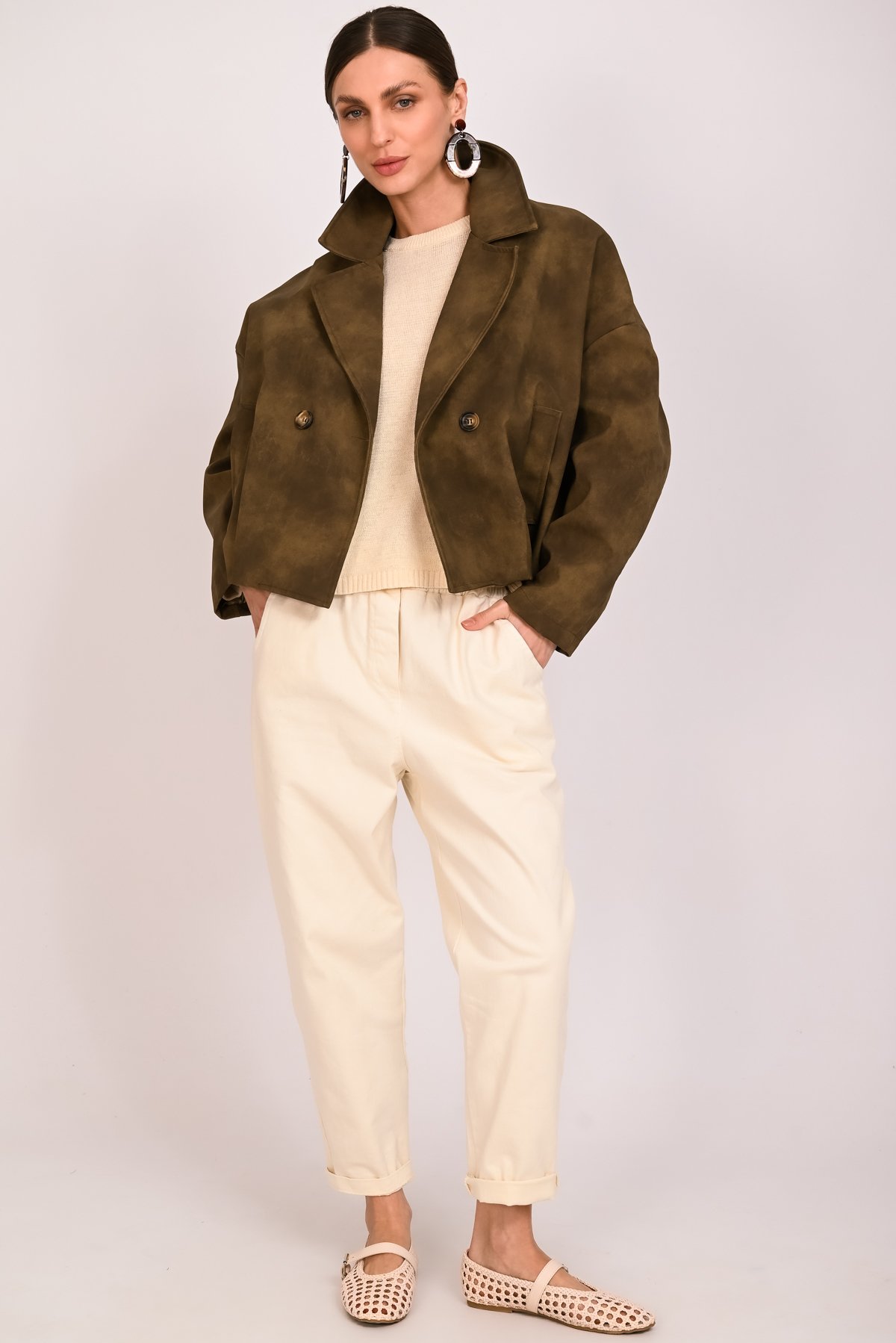 Jacket τύπου σουέτ