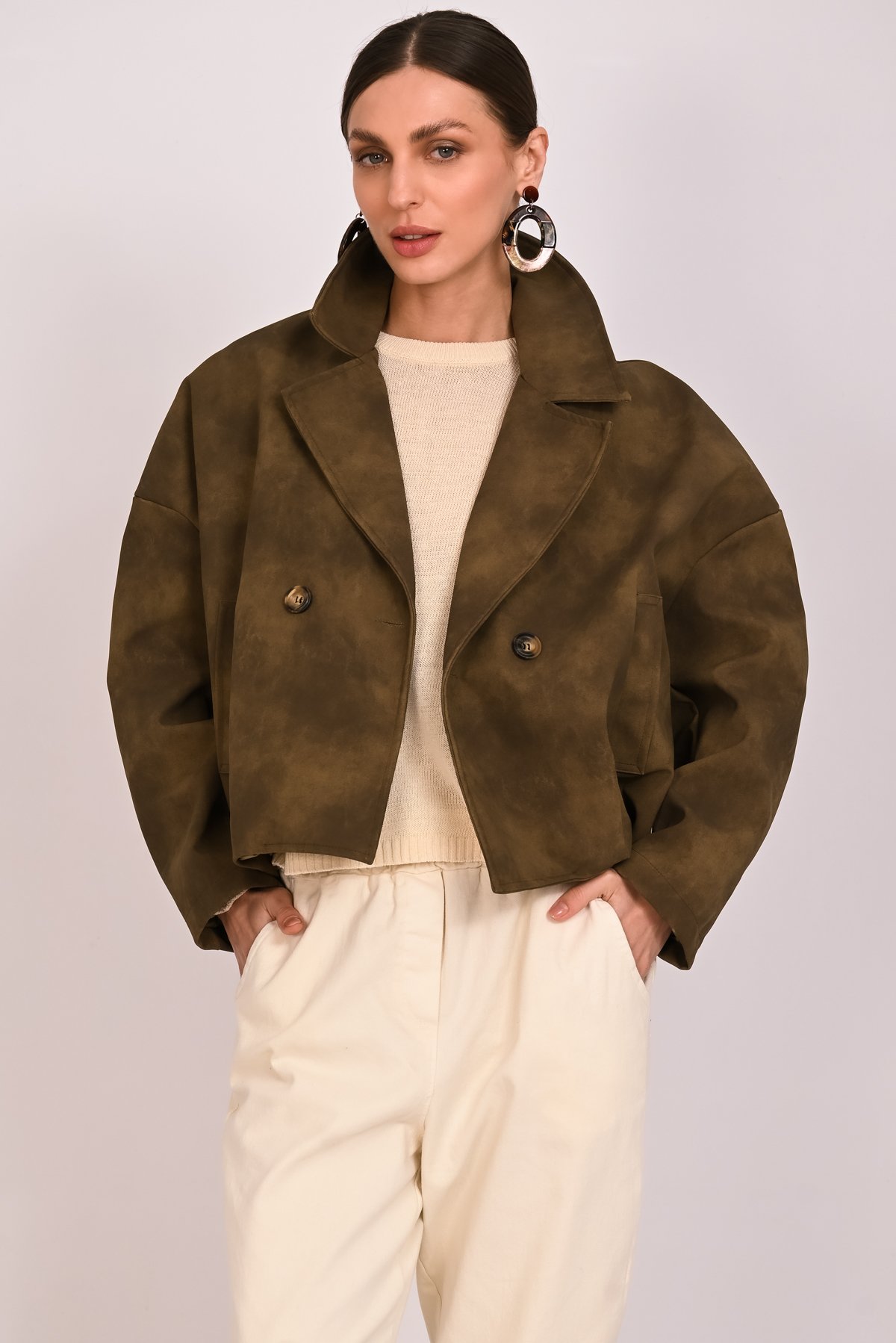 Jacket τύπου σουέτ