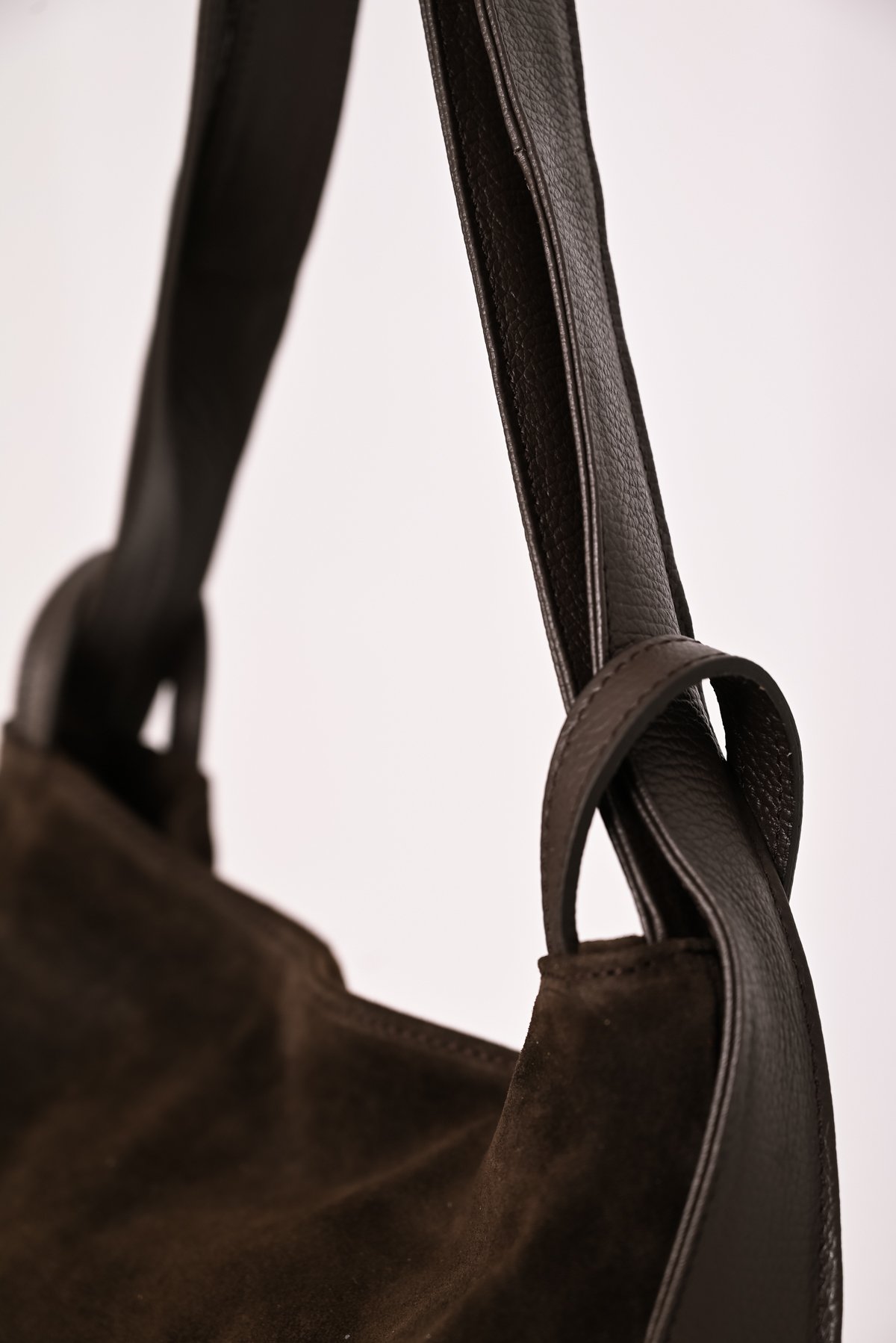 Backpack δερμάτινο-σουέτ