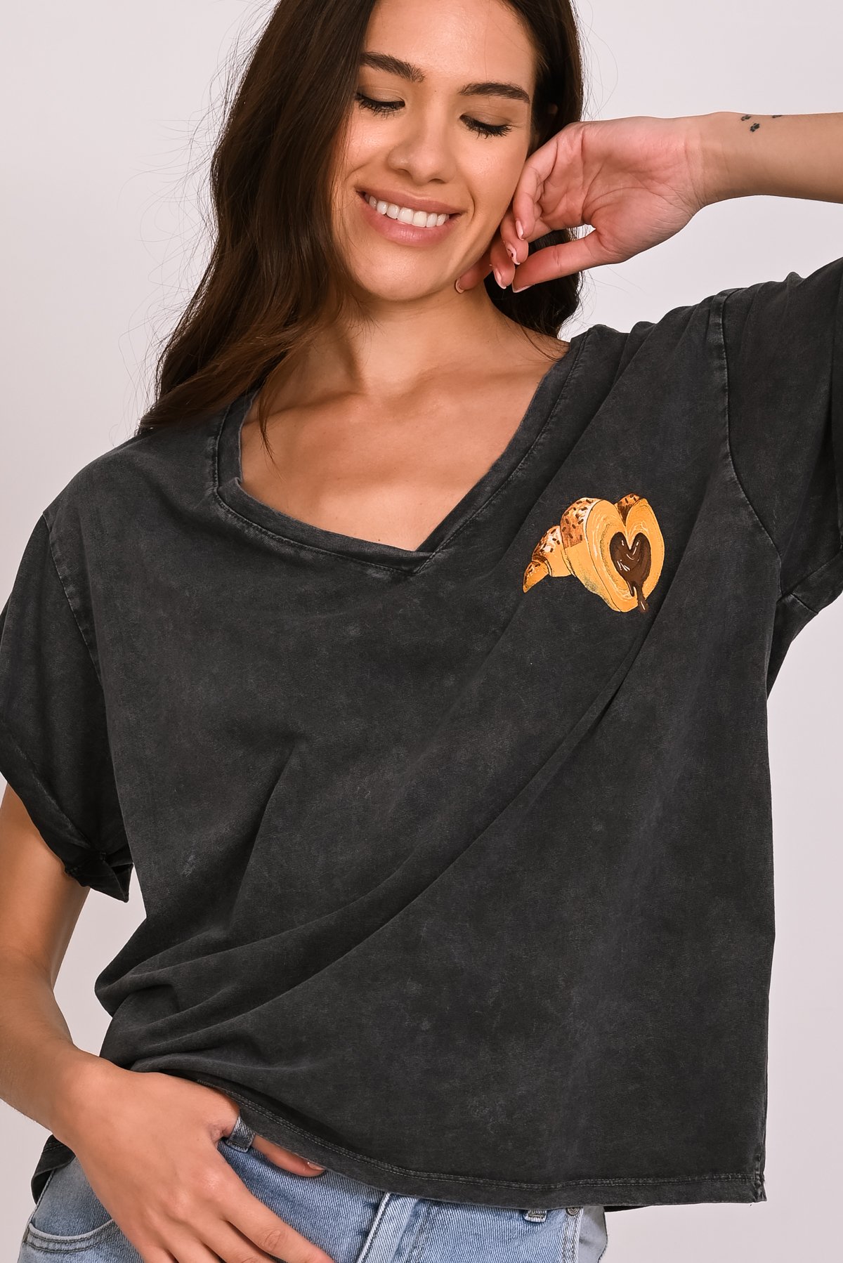 T-shirt croissant