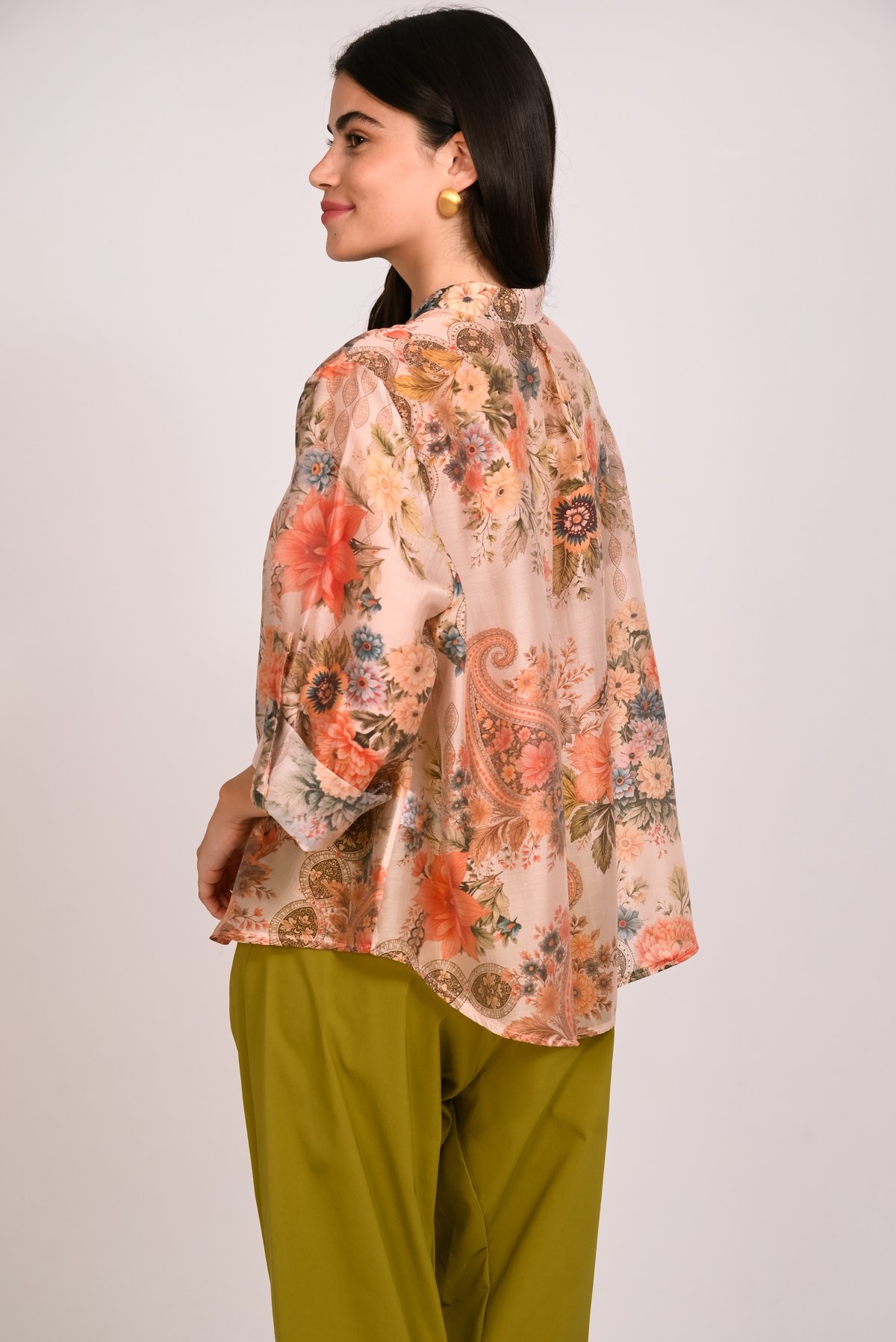Πουκάμισο tencel floral