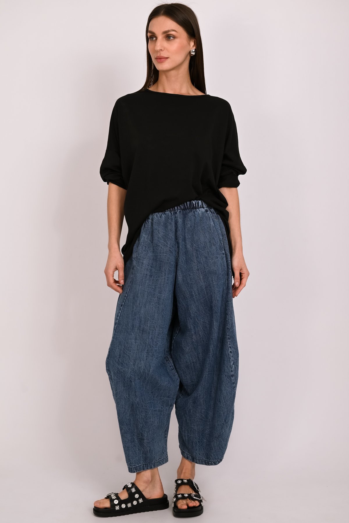 Παντελόνι barrel jean