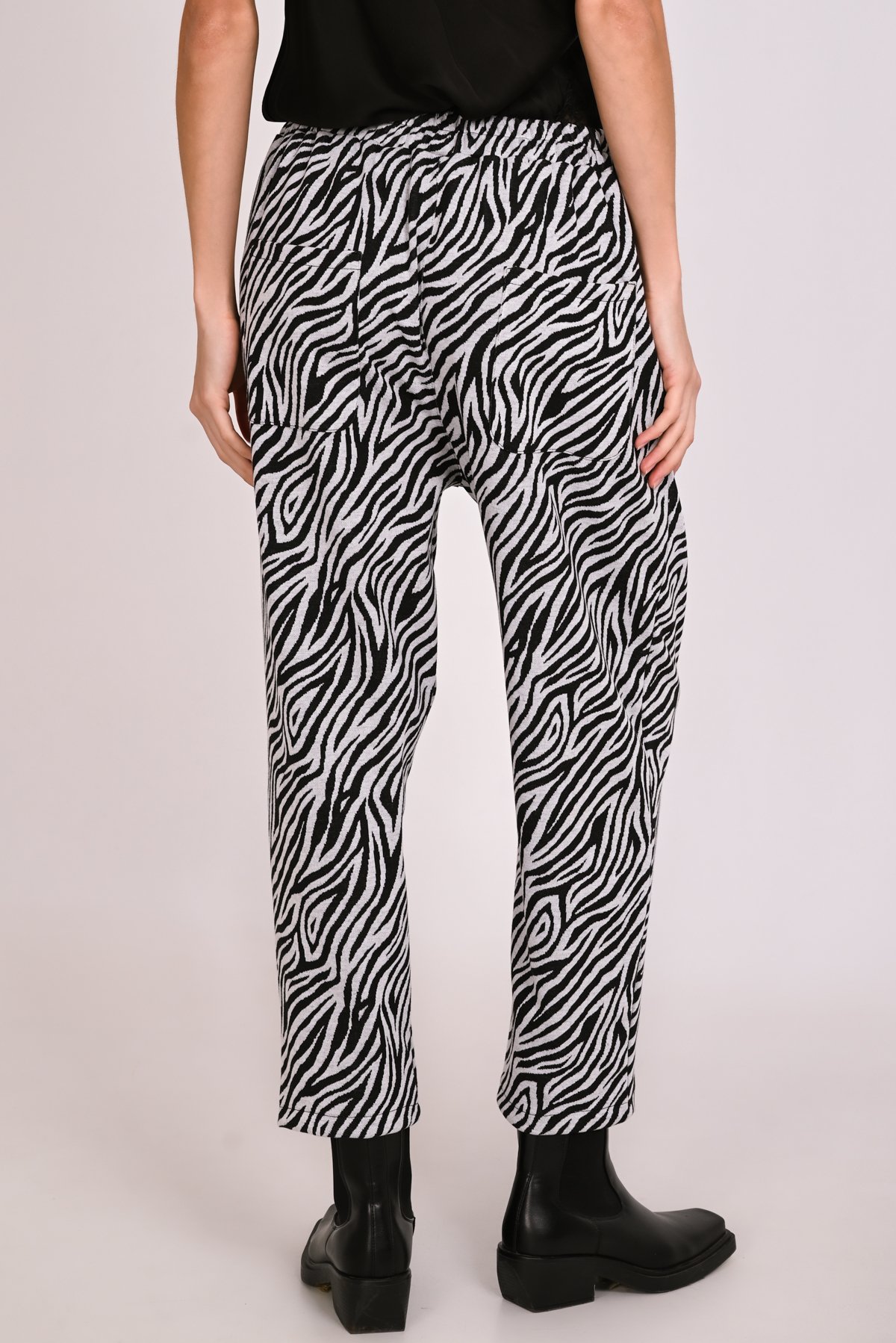 Παντελόνι animal print με λάστιχο